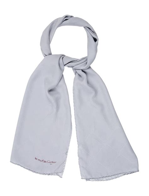 cartier logo scarf